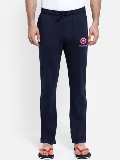 

Free Authority Navy Blue Captain America Printed Lounge Pants