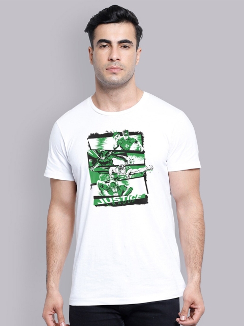 

Free Authority Men White Justice League Printed T-shirt