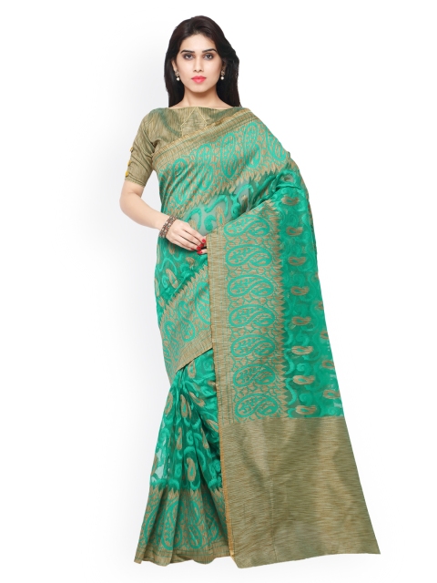 

Saree mall Sea Green Art Silk Traditional Saree
