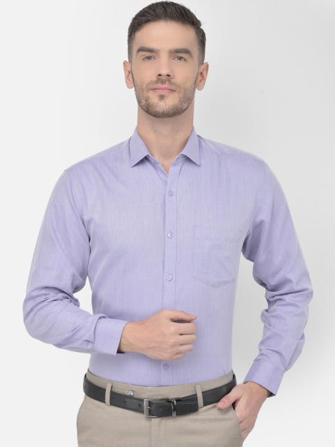 

Canary London Men Lavender Smart Opaque Formal Shirt