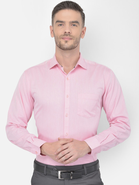 

Canary London Men Pink Smart Opaque Formal Shirt