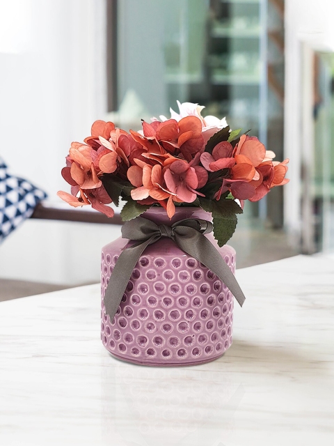 

Art Street Peach-Coloured Artificial Plant With Pot