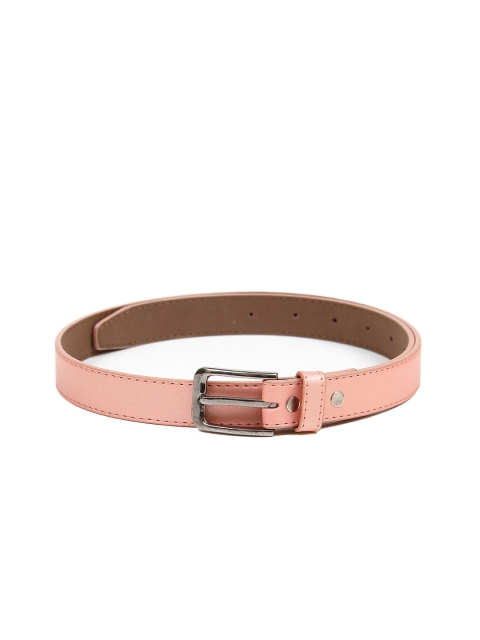 

Calvadoss Women Rose Pink Textured Belt