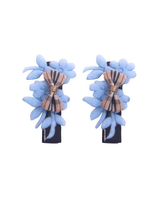 

Spiky Girls Blue & Navy Blue Set of 2 Alligator Hair Clip