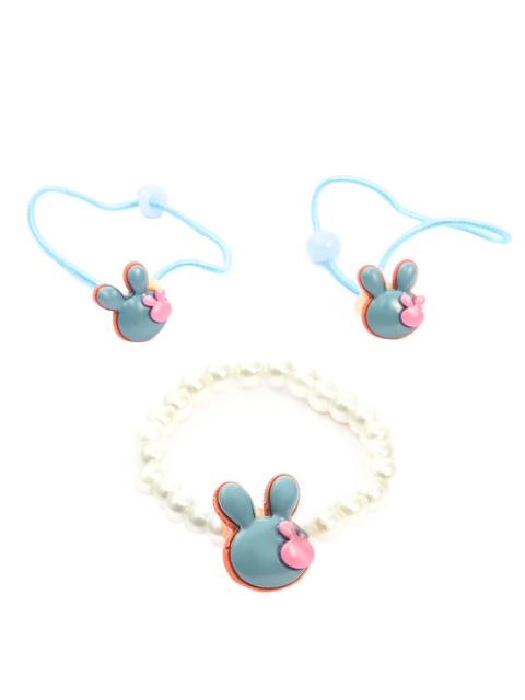 

Spiky Kids Set Of 3 Blue & Pink Ponytail Holders