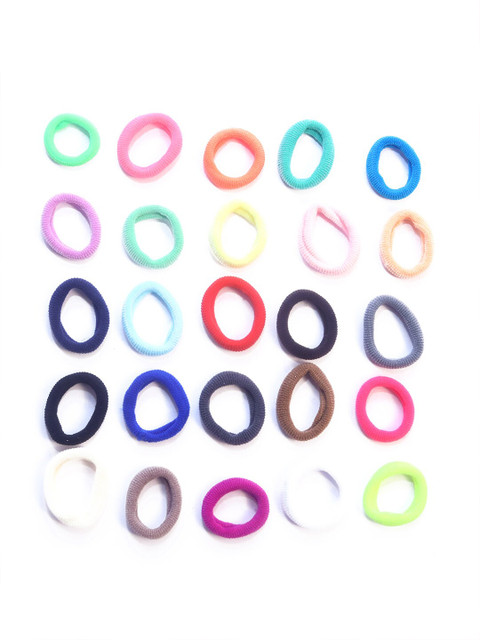 

Spiky Unisex Kids Multi Hair Ties Set of 100, Black