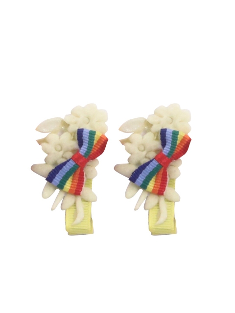 

Spiky Unisex Kids Yellow & Blue Set of 2 Alligator Hair Clip