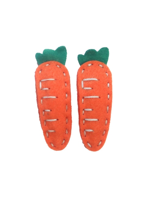 

Spiky Kids Orange & Green Carrot Tic Tac Hair Clip