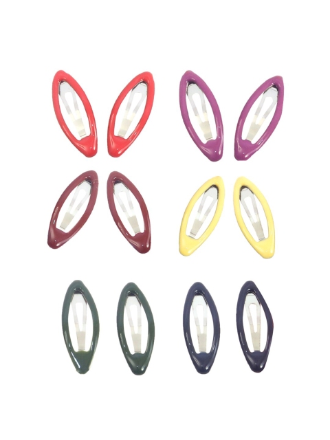 

Spiky Pack Of 12 Unisex Kids Green & Navy Blue Tic Tac Hair Clip