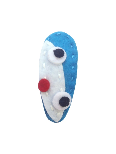 

Spiky Unisex Kids Blue & White Tic Tac Hair Clip