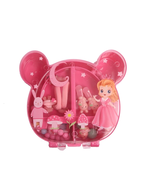 

Spiky Kids Pink Hair Accessory Set of