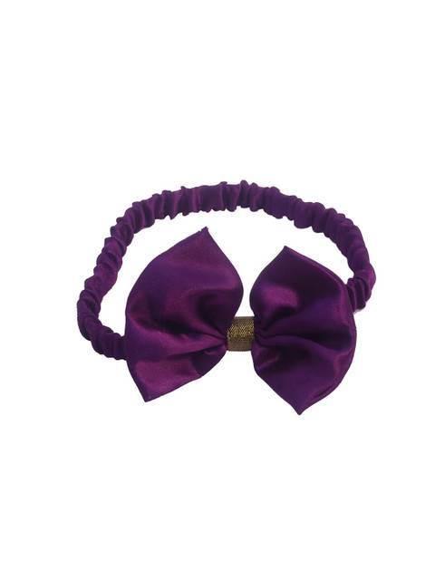 

Spiky Kids Purple Bow Hairband