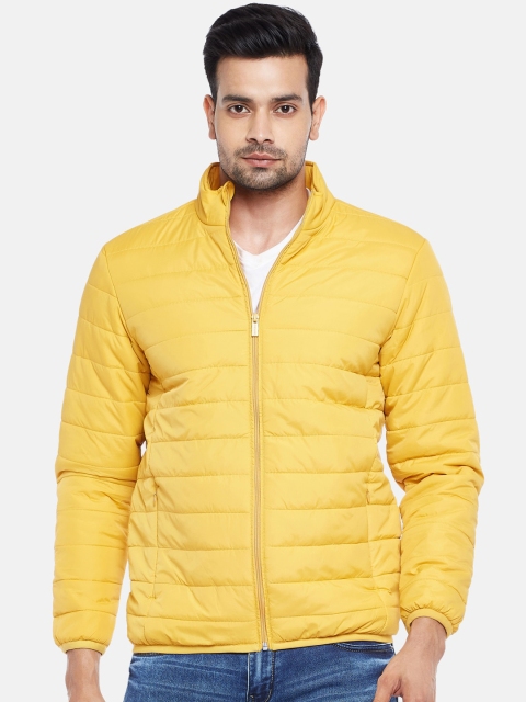 

BYFORD by Pantaloons Men Yellow Puffer Jacket