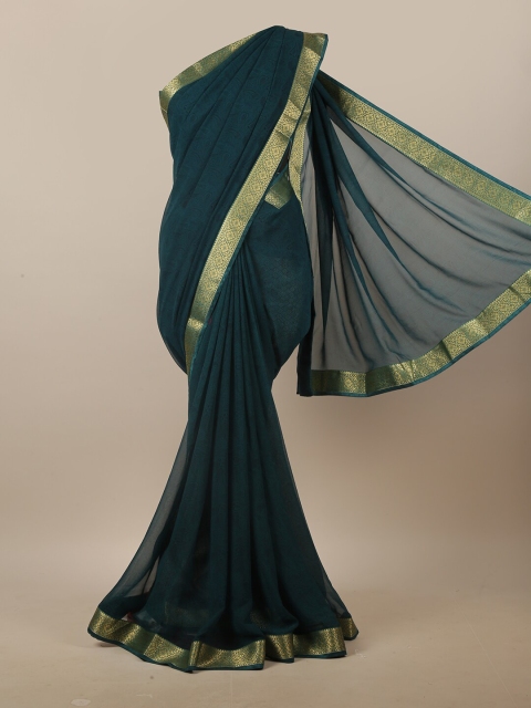 

Pothys Green & Gold-Coloured Saree