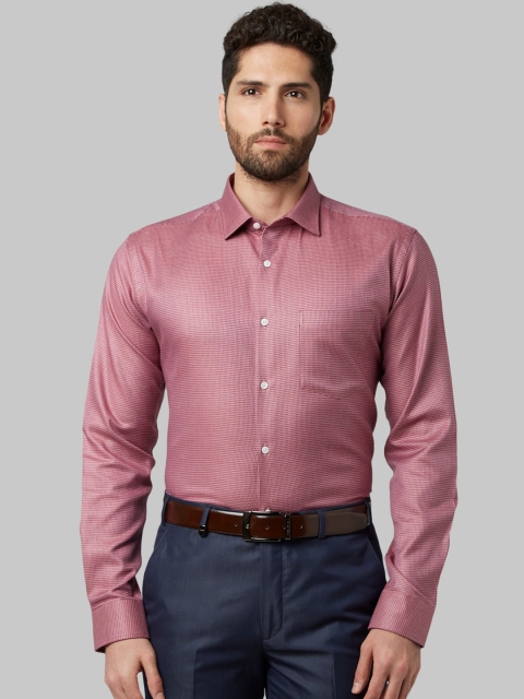 

Park Avenue Men Red Slim Fit Formal Shirt