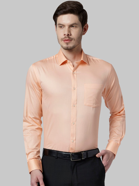 

Park Avenue Men Orange Slim Fit Opaque Formal Shirt