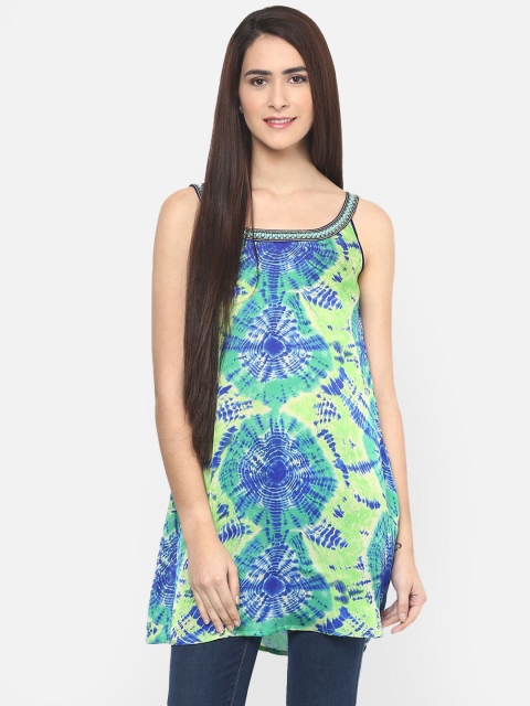 

Fusion Beats Green Regular Longline Top