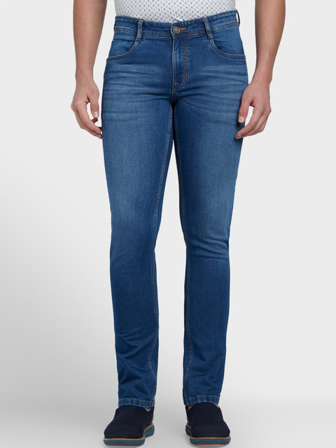

ColorPlus Men Blue Tapered Fit Light Fade Jeans