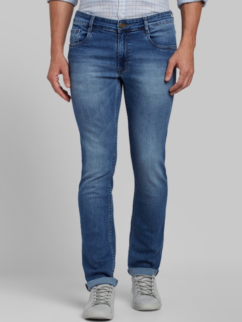 

Parx Men Blue Tapered Fit Heavy Fade Jeans