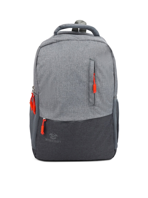 

MTROCRAFT Unisex Grey Solid Backpack