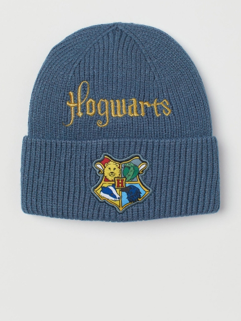

H&M Kids Boys Blue Harry Potter Applique Knitted Hat