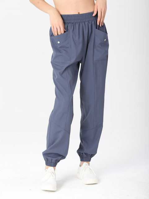 

URBANIC Women Blue Solid Relaxed Fit Joggers