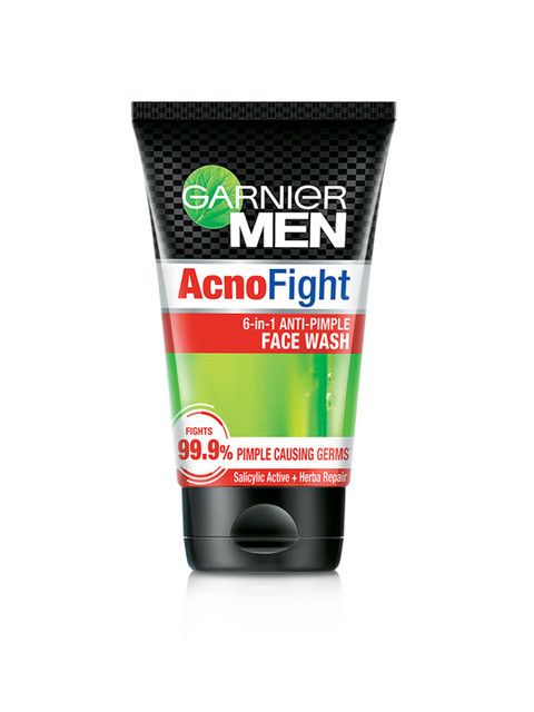 

Garnier Men AcnoFight 6-in-1 Anti-Pimple Facewash 100 gm, Black