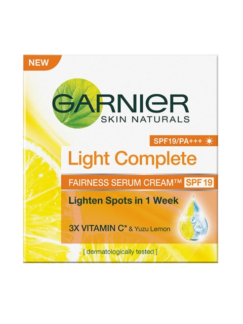 

Garnier Light Complete Serum Cream SPF 19 45g, White