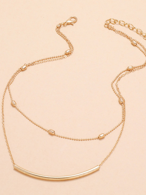 

URBANIC Gold-Toned Layered Necklace
