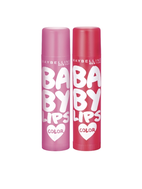 

Maybelline Set of 2 New York Baby Lips Color Balm - Pink Lolita & Cherry Kiss