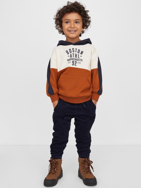 

H&M Boys Blue Lined Corduroy Joggers