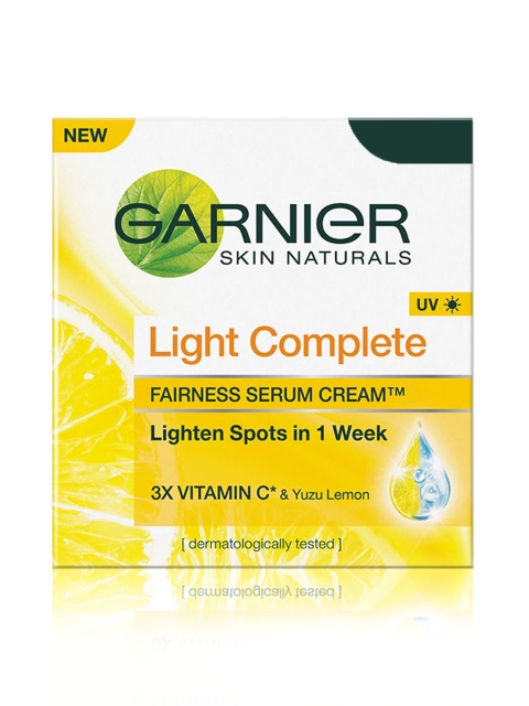 

Garnier Skin Naturals Light Complete Fairness Serum Cream 45 g, Yellow