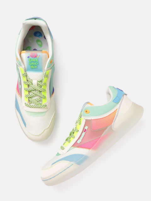 

Reebok Classic Unisex White & Mint Jelly Belly Club Legacy Leather Sneakers