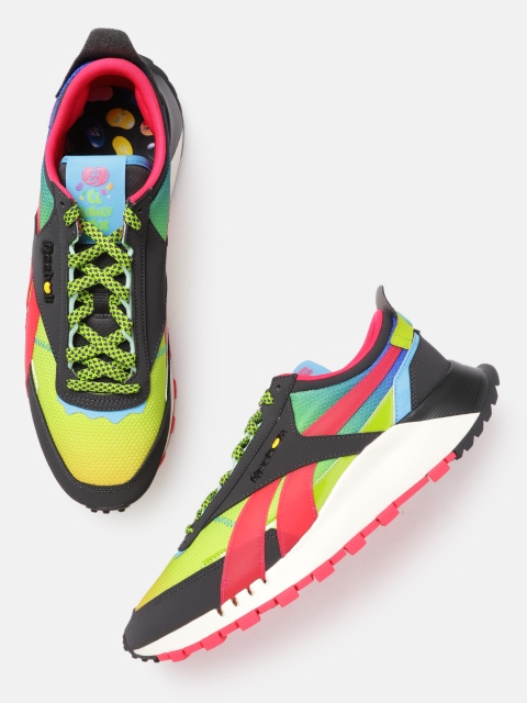 

Reebok Classic Unisex Green & Black Jelly Belly CL Legacy Leather Sneakers