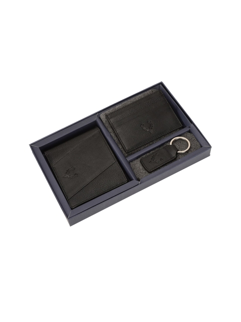 

Allen Solly Men Black Leather Accessory Gift Set