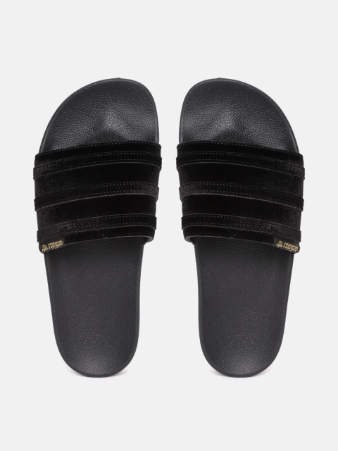

ADIDAS Originals Women Black Rubber ADILETTE Sliders