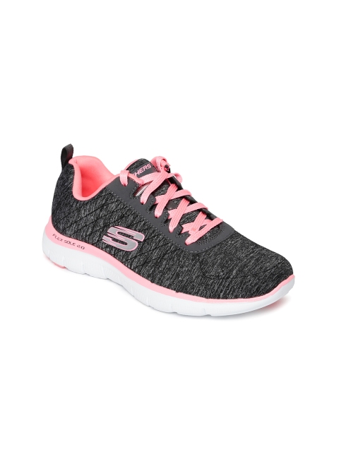

Skechers Women Charcoal Grey Flex Appeal 2.0 Sneakers