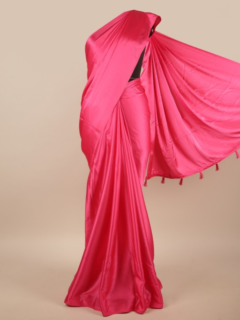 

Pothys Pink Satin Saree