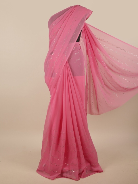 

Pothys Pink Embellished Saree
