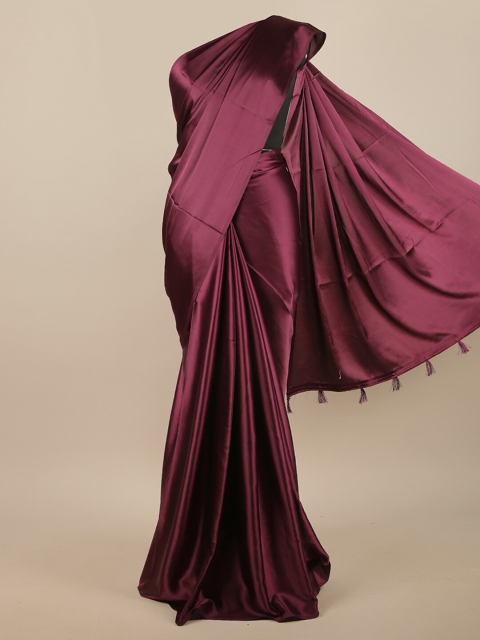 

Pothys Purple Satin Saree