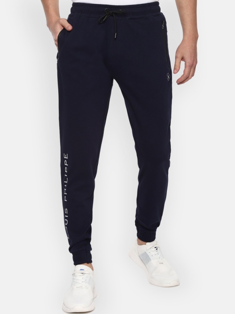 

Louis Philippe Men Black Solid Relaxed-Fit Joggers