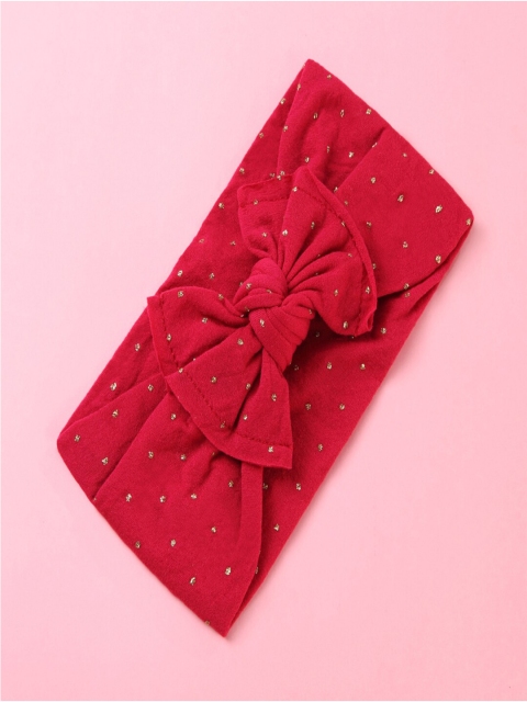 

AQUASTREET Girls Red Sequined Bowknot Hairband