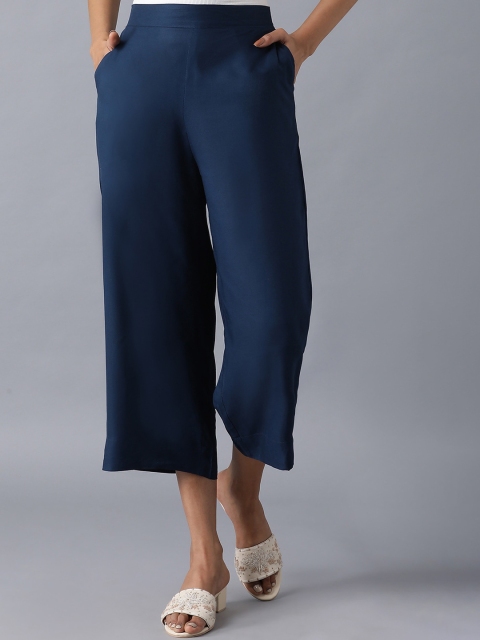 

elleven Women Blue Culottes Trousers