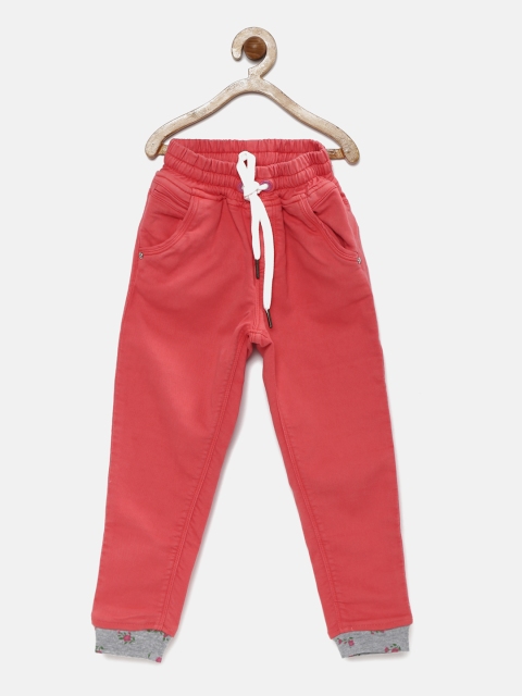 

Gini and Jony Girls Coral Orange Regular Fit Mid Rise Clean Look Jeans