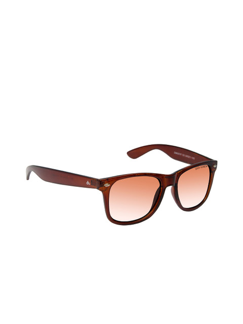 

David Blake Unisex Brown Lens & Brown Wayfarer Sunglasses with Polarised and UV Protected Lens