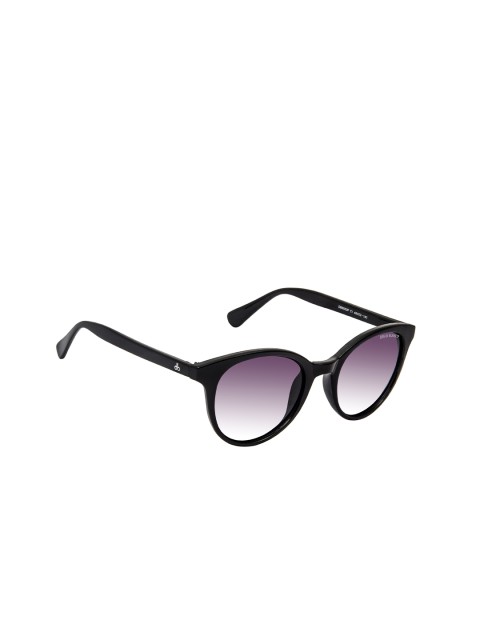 

David Blake Unisex Purple Polarised & UV Protected Round Sunglasses W-SGDB2042