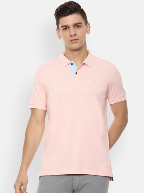 

Van Heusen Sport Men Pink Polo Collar T-shirt
