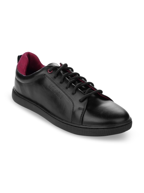 

REFOAM Men Black Solid Sneakers