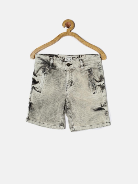 

Gini and Jony Boys Grey Corduroy Regular Fit Shorts