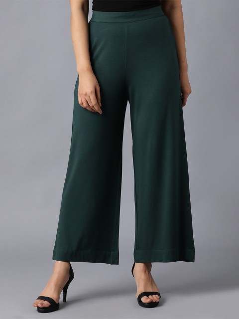 

elleven Women Green Palazzos